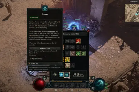 Jak przywołać golema w Diablo 4 na PS5 - krok po kroku do sukcesu