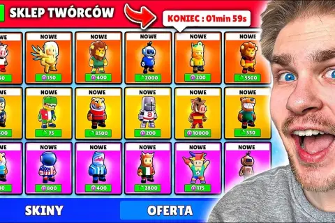 Ile skinów jest w Stumble Guys? Sprawdź pełną listę i jak je zdobyć!