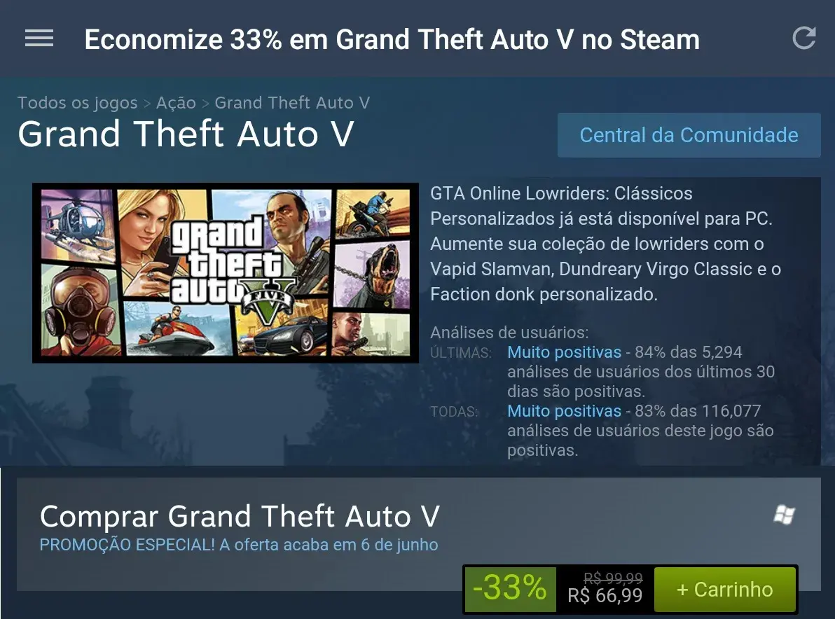 Ile kosztuje GTA 5 na Steam? Sprawdź aktualną cenę i oszczędzaj!