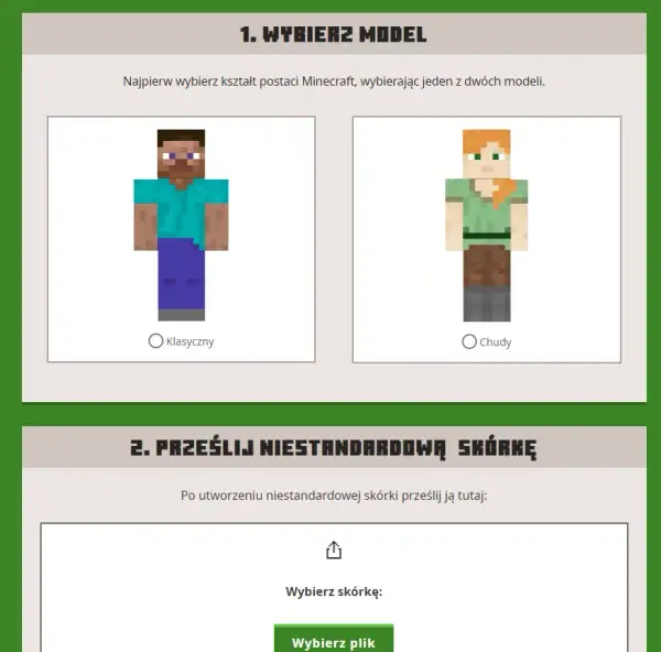 Jak pobrać skiny do Minecraft i wyróżnić się w grze